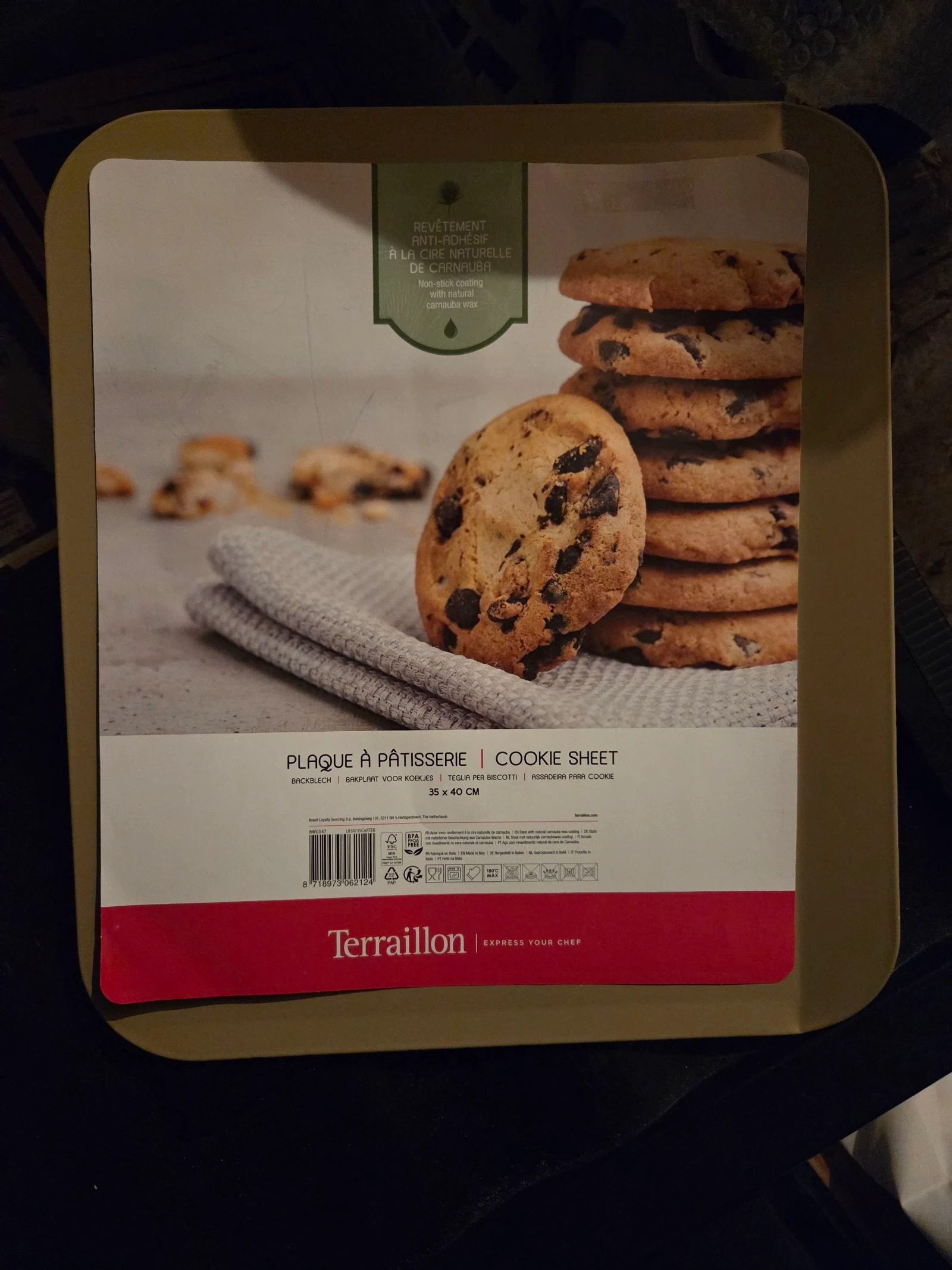 Plaque pâtisserie 